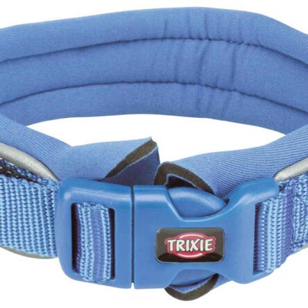 Trixie Hundehalsband Premium Halsband mit Neopren Polsterung extra breit 207002 / Royalblau